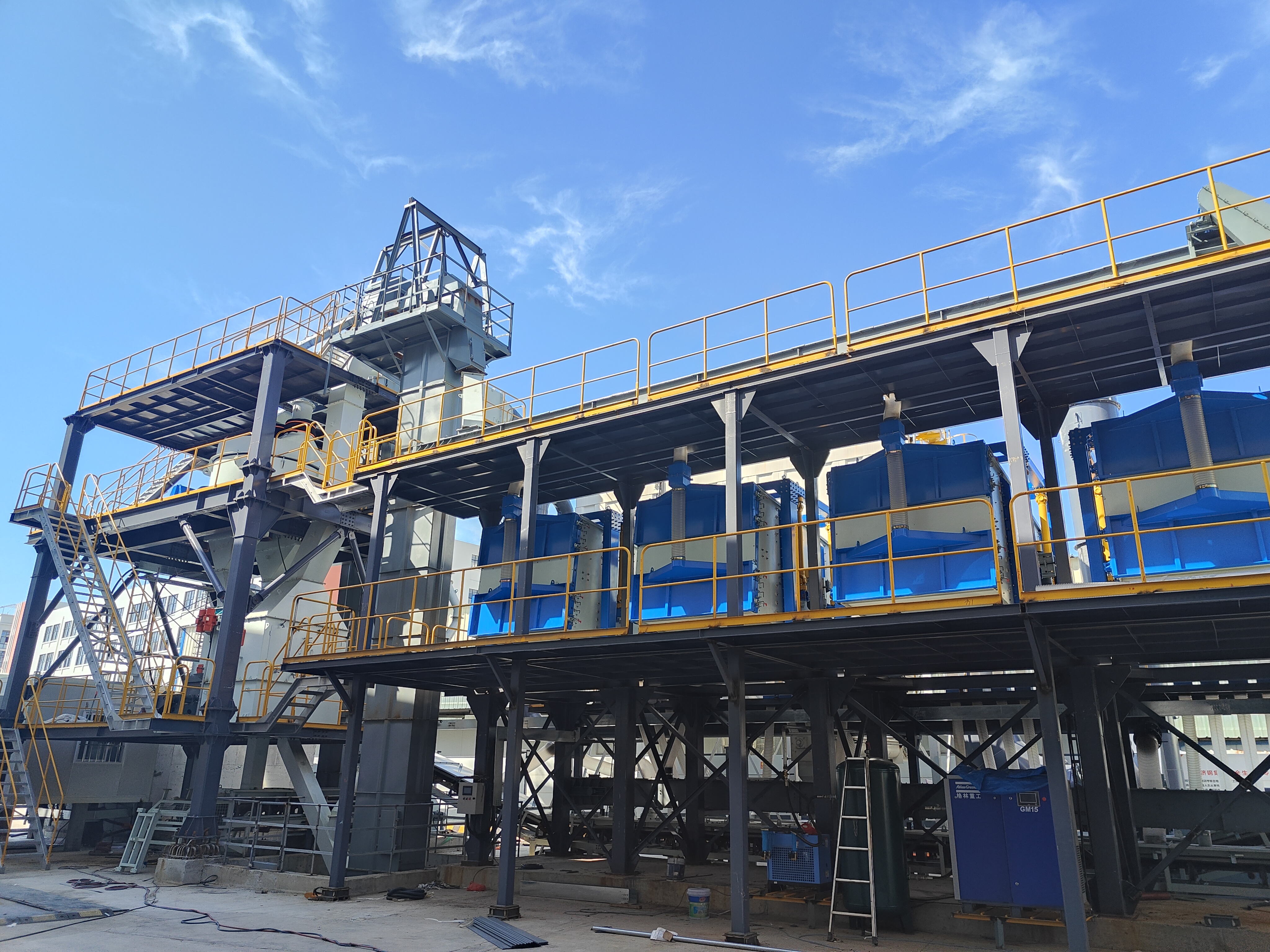 干法制砂樓：讓鋼渣變廢為寶，生產(chǎn)多元機制砂